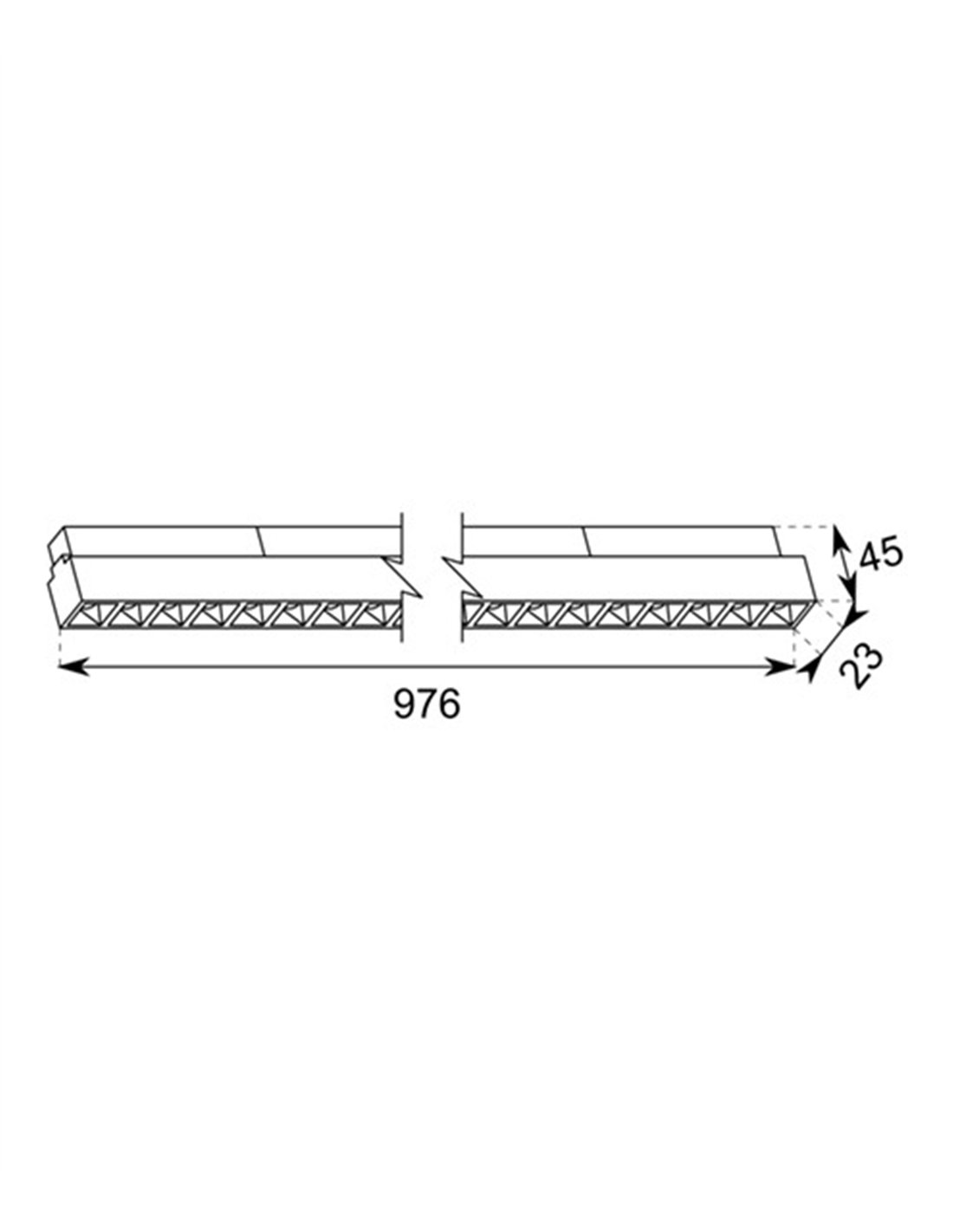 R1 magnetic track linear lamp - Conalux - Linear design in 2 sizes R1 magnetic track linear lamp - Conalux - Linear design in 2 sizes