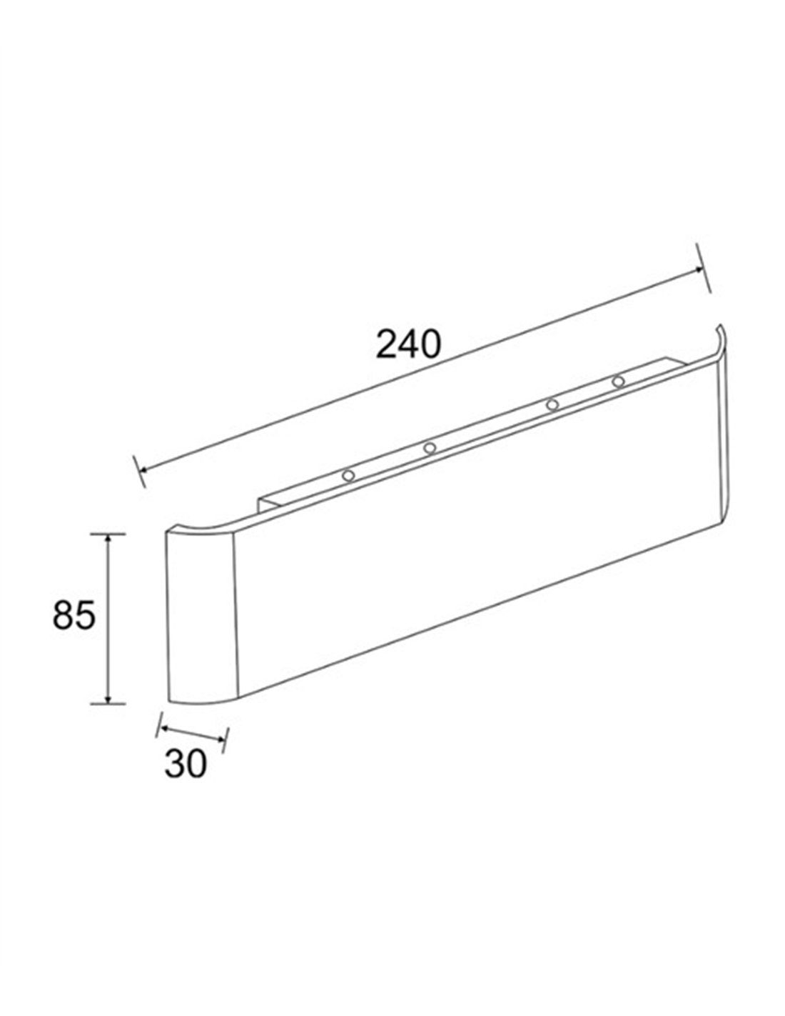 Lino wall light - Conalux - Wall washer with up & down light Lino wall light - Conalux - Wall washer with up & down light