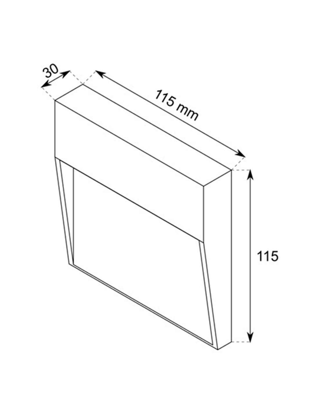 907 wall light - Conalux - Outdoor square lamp 907 wall light - Conalux - Outdoor square lamp