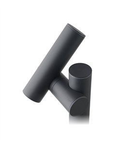 Asio outdoor bollard - Conalux - Adjustable post lamp in black 2