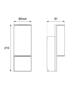 Calero outdoor wall light - Conalux - Modern lamp IP44 2