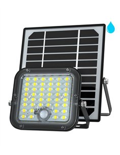 Solar outdoor floodlight - Conalux - Rechargeable outdoor lamp