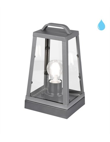 Turin portable outdoor lantern - Conalux - Portable lamp in anthracite Turin portable outdoor lantern - Conalux - Portable lamp in anthracite