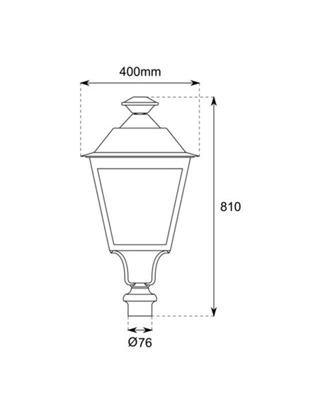 Villa outdoor street light - Conalux - Public lighting lamp Villa outdoor street light - Conalux - Public lighting lamp