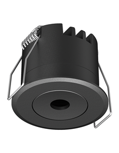 Dot R recessed lamp - Conalux - Black LED spotlight 4W