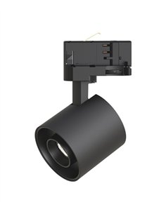Hera three-phase track spotlight - Conalux - Black adjustable projector 2