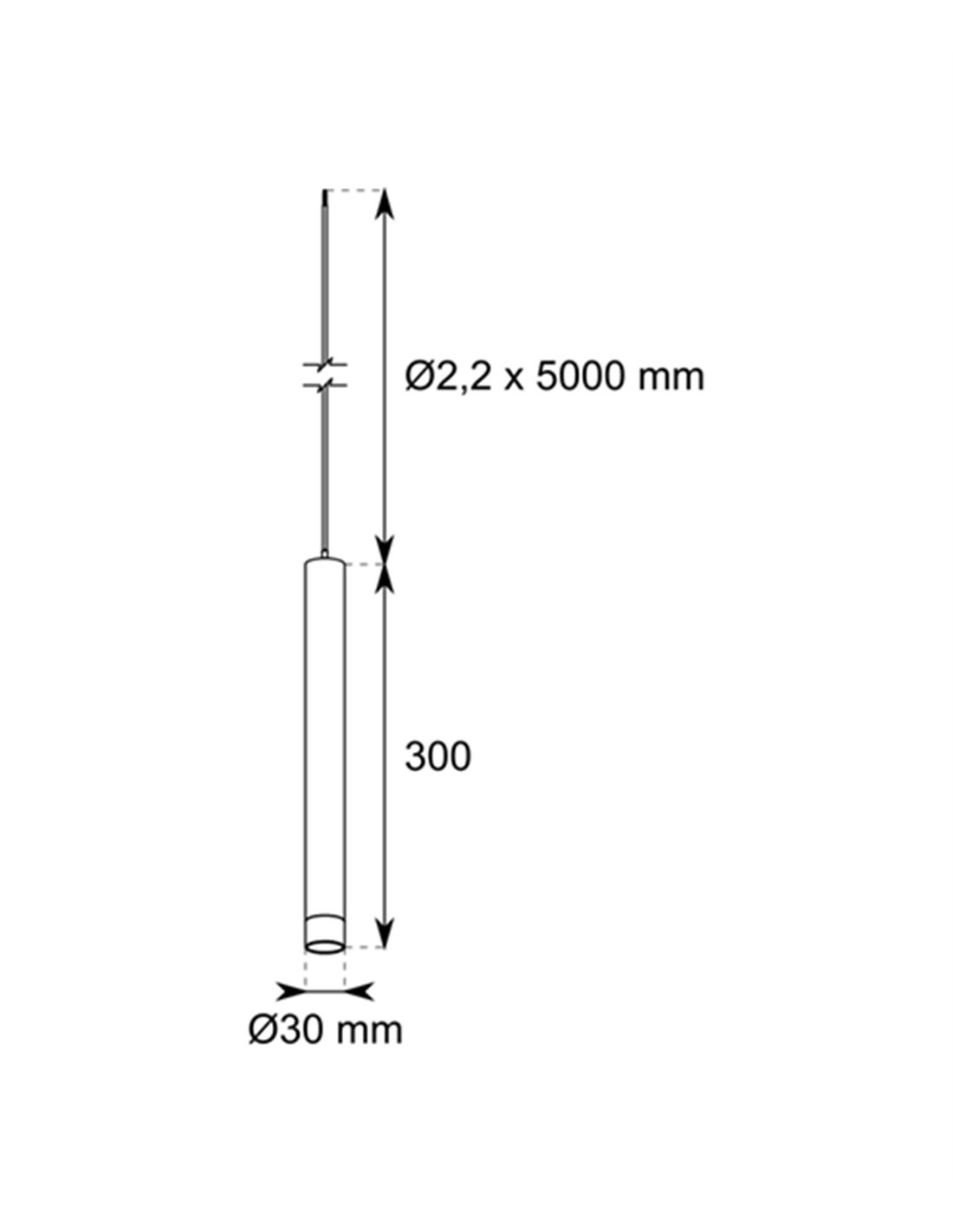 Spinne Tube F pendant spotlight - Conalux - Elongated tubular LED lamp Spinne Tube F pendant spotlight - Conalux - Elongated tubular LED lamp