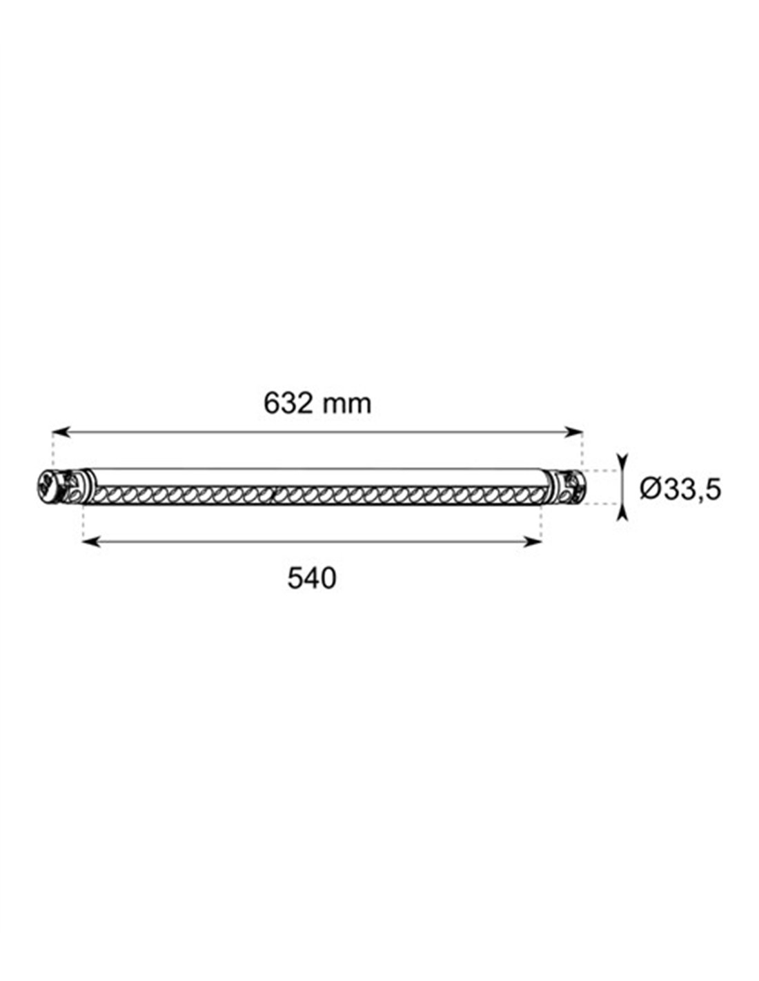 Cosmos 1 tubular lamp - Conalux - Linear LED lamp Cosmos 1 tubular lamp - Conalux - Linear LED lamp