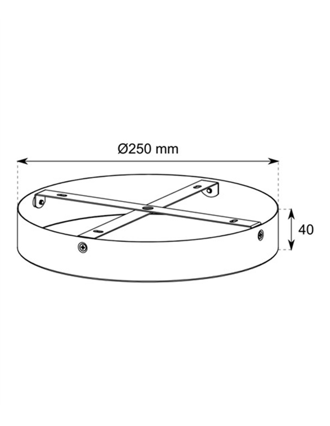 Cosmos mounting base - Conalux Cosmos mounting base - Conalux