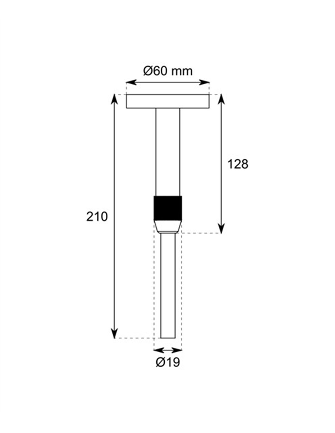 Cosmos telescopic rod - Conalux Cosmos telescopic rod - Conalux