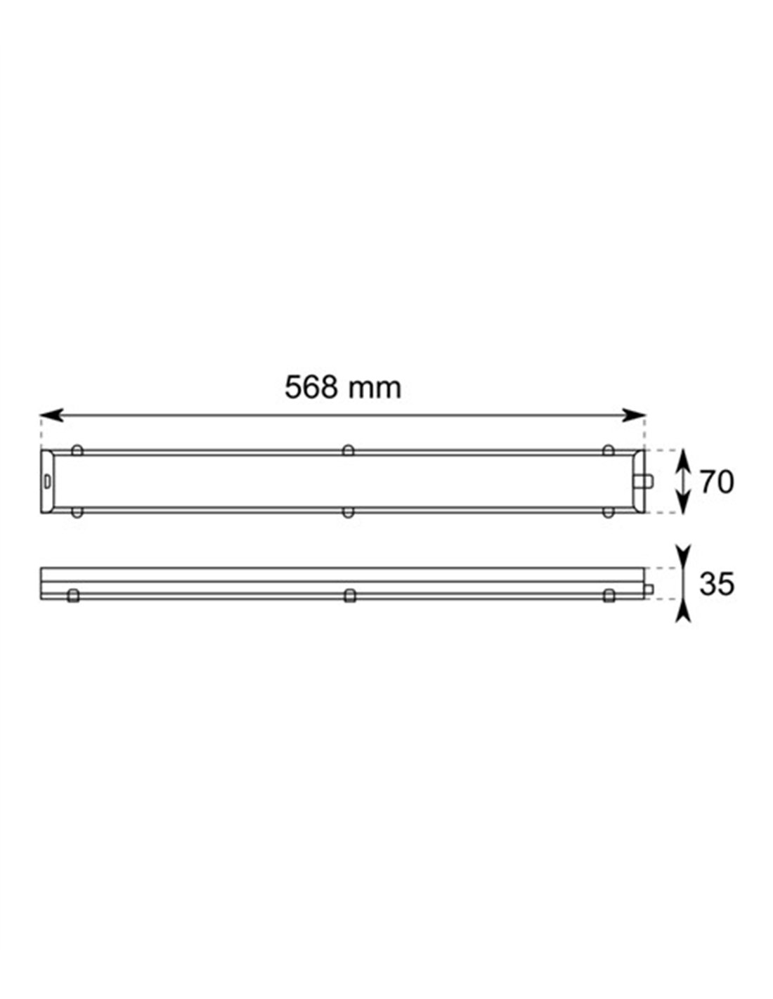 Hexa ceiling/pendant light - Conalux - Linear LED lamp Hexa ceiling/pendant light - Conalux - Linear LED lamp
