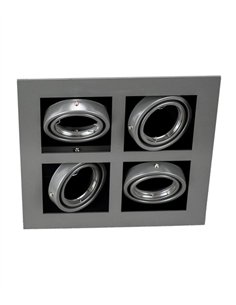Recessed ceiling light - Conalux - Square lamp with 4 adjustable spotlights