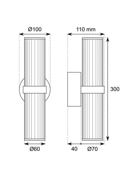 Model wall light - Conalux - Glass LED lamp Model wall light - Conalux - Glass LED lamp