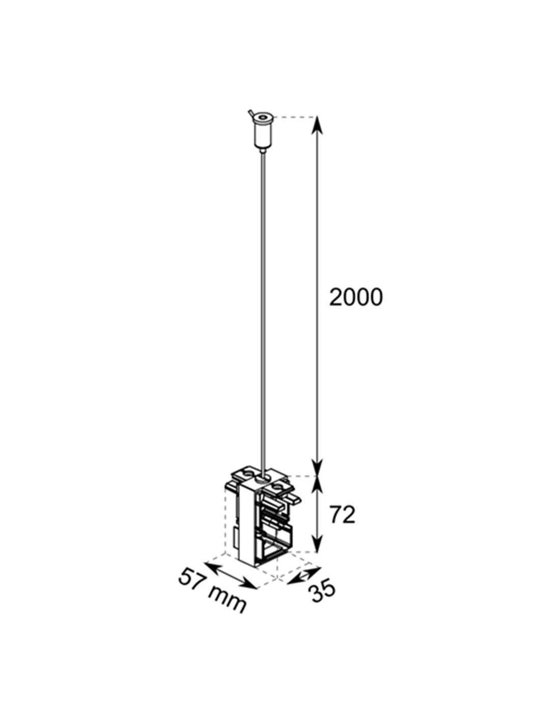 Linear connector accessory - Conalux - For models 6017/6018/6019 Linear connector accessory - Conalux - For models 6017/6018/6019