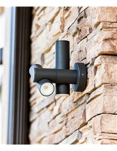 Asio outdoor wall light - Conalux - Double adjustable lights