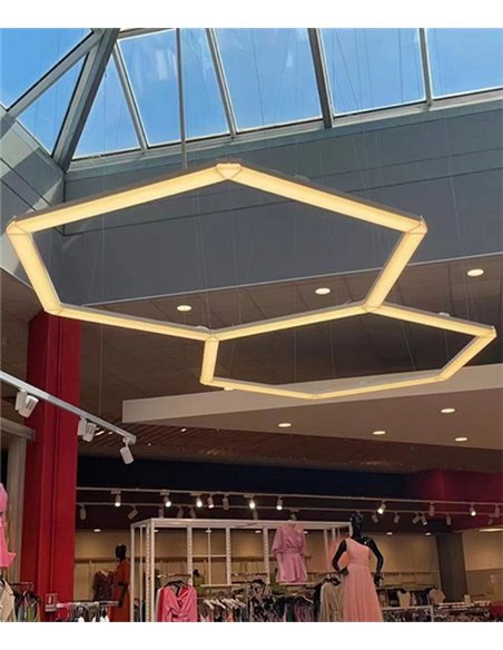 Hexa ceiling/pendant light - Conalux - Linear LED lamp Hexa ceiling/pendant light - Conalux - Linear LED lamp