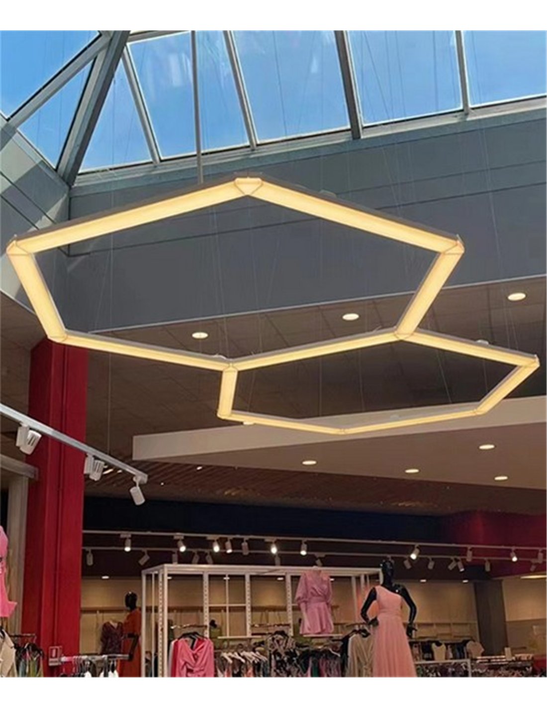 Hexa ceiling/pendant light - Conalux - Linear LED lamp Hexa ceiling/pendant light - Conalux - Linear LED lamp