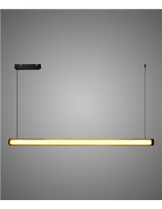 Model C2 pendant light - Conalux - Glass linear lamp