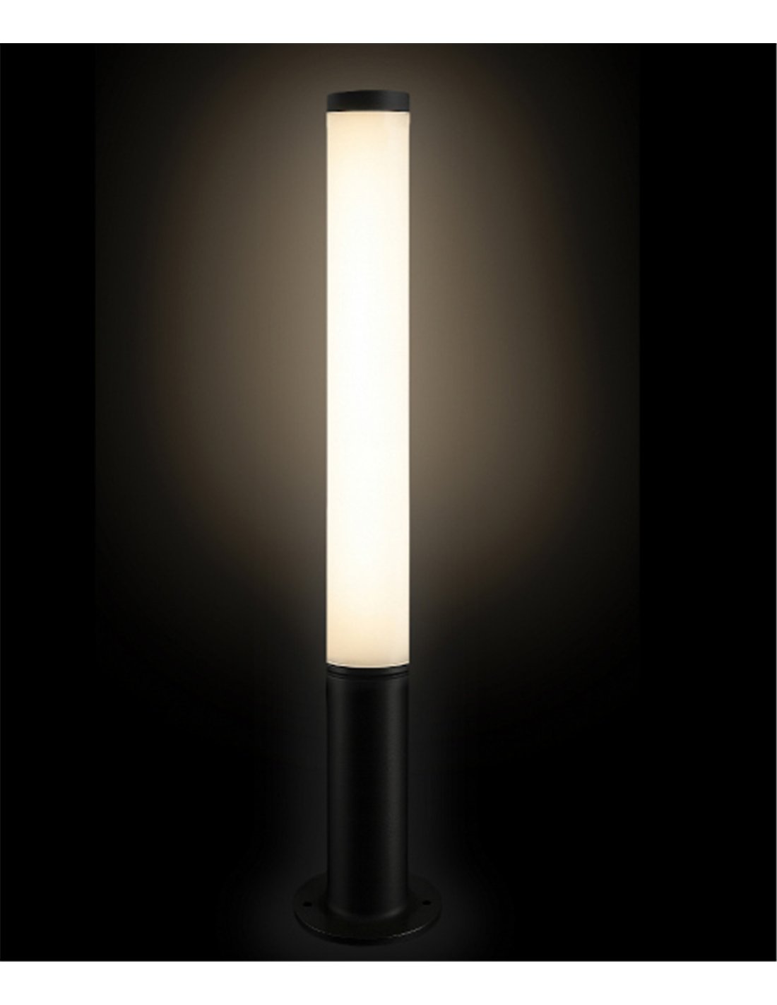 Ártica outdoor bollard - Conalux - Black garden post lamp Ártica outdoor bollard - Conalux - Black garden post lamp