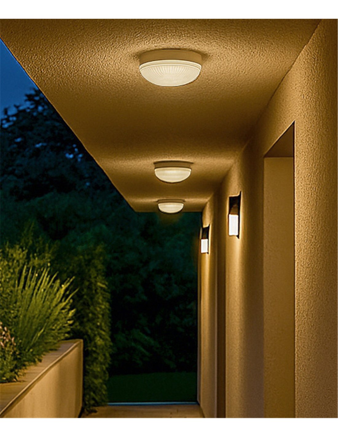PLS5303 outdoor ceiling/wall light - Conalux - Round lamp, IP65 PLS5303 outdoor ceiling/wall light - Conalux - Round lamp, IP65