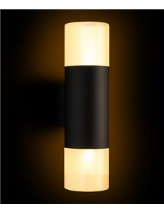Palma outdoor wall light - Conalux - Double light wall light, IP44