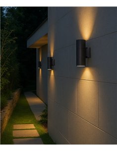 905 outdoor wall light - Conalux - Double light, IP65