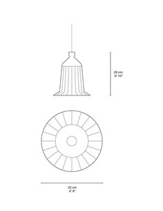 Eperara-Siapidara Single M-A pendant light - PET Lamp - Boho chic lamp in natural fibre 2