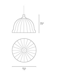 Eperara-Siapidara Single XL-A pendant lamp - PET Lamp - Handmade boho chic lamp 2