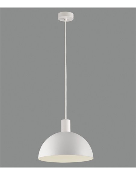 Tiga ceiling pendant light - ACB - Semi-spherical shade in 2 sizes