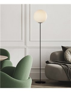 Parma floor lamp - ACB - Ball light in antique gold, Height: 150 cm