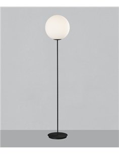 Parma floor lamp - ACB - Ball light in antique gold, Height: 150 cm 2
