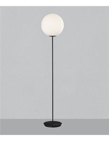 Parma floor lamp - ACB - Ball light in antique gold, Height: 150 cm