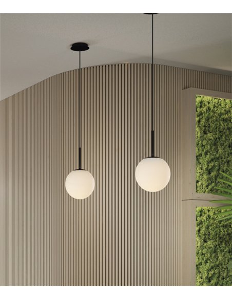 Parma pendant light - ACB - Ball light in antique gold finish, Available in 2 sizes