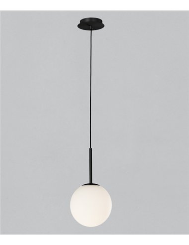 Parma pendant light - ACB - Ball light in antique gold finish, Available in 2 sizes
