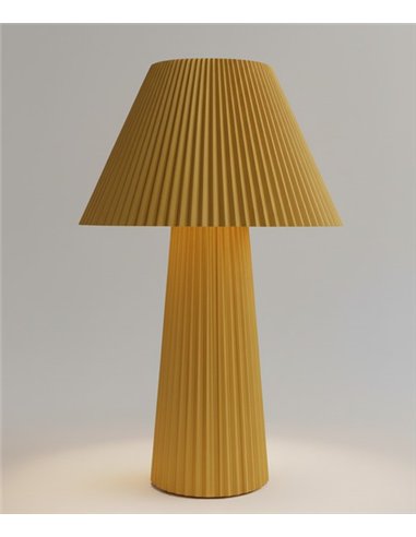 Plika portable lamp - Pedret Lighting - Sustainable lamp made of 3D-printed bioplastic