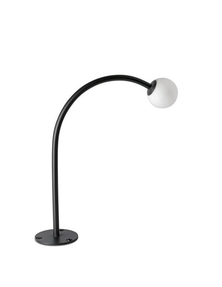 Cuca outdoor bollard - Faro - Minimalist lamp with spherical shade