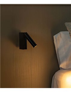 Cronos wall light - Faro - Lamp with adjustable reading light