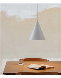 Lina pendant light - Faro - Conical lamp in white or black