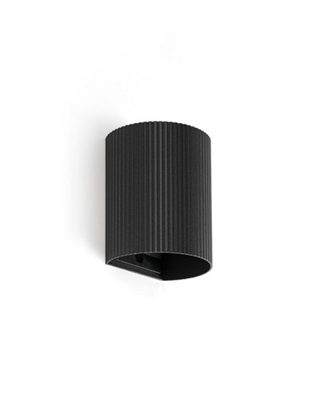 Sole wall light - Faro - Ribbed design with ambient light