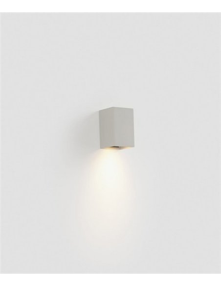 Lune wall lamp - Faro - White square wall light