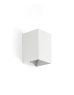 Lune wall lamp - Faro - White square wall light 2
