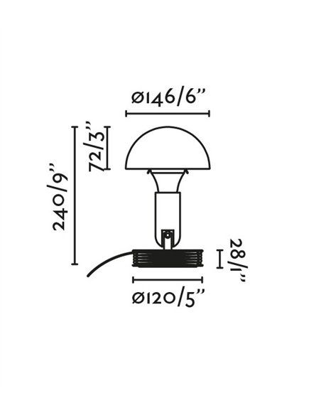 Bela clip lamp - Faro - Fun table lamp