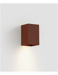 Lune wall light - Faro - Ribbed square design