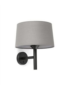 Windsor wall light - Faro - Grey shade, ambient light 2