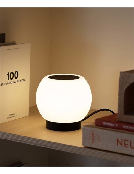Moy table lamp - Faro - Minimalist black lamp