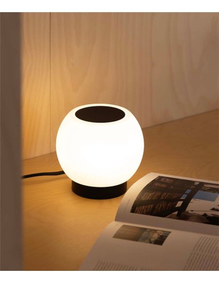 Moy table lamp - Faro - Minimalist black lamp