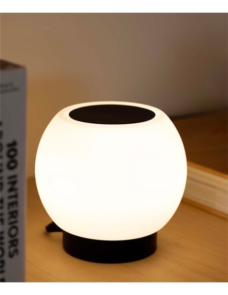 Moy table lamp - Faro - Minimalist black lamp