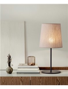 Sorrento table lamp - Massmi - Natural linen shade, 2 sizes