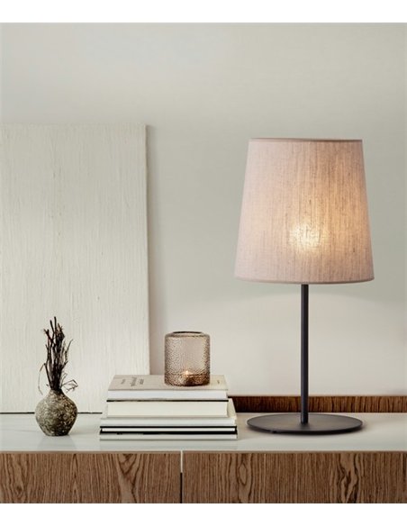 Sorrento table lamp - Massmi - Natural linen shade, 2 sizes