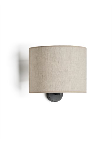 Sorrento wall light - Massmi - Natural linen shade